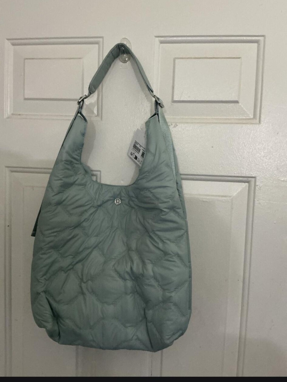 lululemon athletica Quilted Shoulder Hobo in Sage